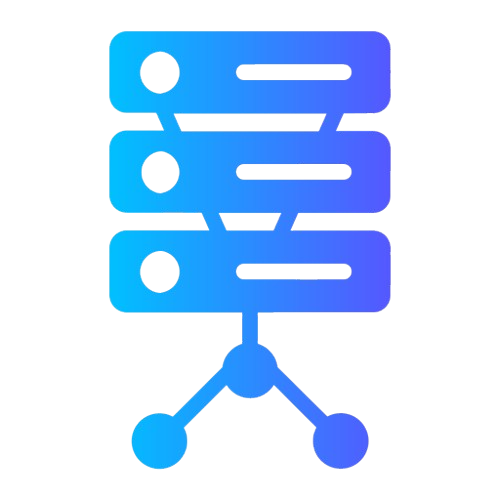 Abstraktes Server-Icon